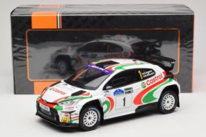 Toyota GR Yaris Rally2 #1 C. Ingram / R. Whittock Voyonic Grampian Forest Rally 2024 IXO 1:18 18RMC213 Metaal — afbeelding 6 van 6