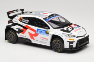 Toyota GR Yaris Rally2 #37 Y. Yamamoto Rally Finland 2024 IXO 1:18 18RMC212A Metaal — afbeelding 4 van 6