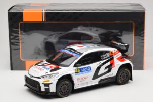Toyota GR Yaris Rally2 #44 H. Kogure Rally Finland 2024 IXO 1:18 18RMC212B Metaal — afbeelding 6 van 6