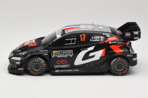 Toyota GR Yaris WRC #17 S. Ogier / V. Landais Rally Monte Carlo Winner 2025 IXO 1:18 18RMC229A Metaal — afbeelding 3 van 6