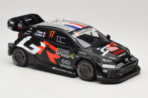Toyota GR Yaris WRC #17 S. Ogier / V. Landais Rally Monte Carlo Winner 2025 IXO 1:18 18RMC229A Metaal — afbeelding 4 van 6