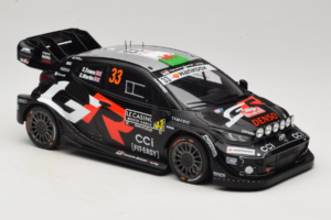Toyota GR Yaris WRC #33 E. Evans / S. Martin Rally Monte Carlo 2025 IXO 1:18 18RMC229B Metaal — afbeelding 4 van 6