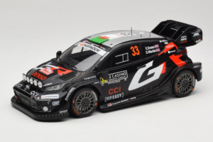 Toyota GR Yaris WRC #33 E. Evans / S. Martin Rally Monte Carlo 2025 IXO 1:18 18RMC229B Metaal