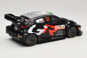 Toyota GR Yaris Rally1 #33 E. Evans / S. Martin Rally Japan Winner 2024 IXO 1:18 18RMC227 Metaal — afbeelding 2 van 6