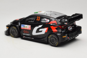 Toyota GR Yaris Rally1 #33 E. Evans / S. Martin Rally Japan Winner 2024 IXO 1:18 18RMC227 Metaal — afbeelding 5 van 6
