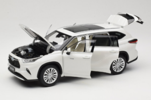 Toyota Highlander XU70 Wit OEM 1:18 26071-2011 Metaal — afbeelding 2 van 8