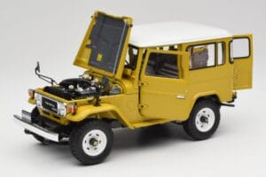 Toyota Land Cruiser FJ40 Mosterd Geel Kyosho 1:18 08971Y Metaal — afbeelding 2 van 8