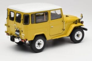 Toyota Land Cruiser FJ40 Mosterd Geel Kyosho 1:18 08971Y Metaal — afbeelding 3 van 8