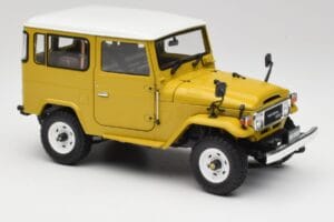 Toyota Land Cruiser FJ40 Mosterd Geel Kyosho 1:18 08971Y Metaal — afbeelding 6 van 8