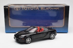Toyota MR2 Spyder W30 Zwart LHD AUTOart 1:18 78714 Metaal — afbeelding 8 van 8