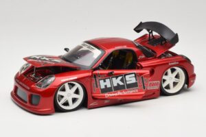 Toyota MR2 Spyder ZZW30 Tuned Rood Jada 1:18 63194 Metaal — afbeelding 2 van 8