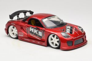 Toyota MR2 Spyder ZZW30 Tuned Rood Jada 1:18 63194 Metaal — afbeelding 6 van 8