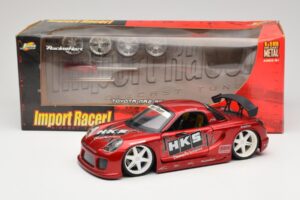 Toyota MR2 Spyder ZZW30 Tuned Rood Jada 1:18 63194 Metaal — afbeelding 8 van 8