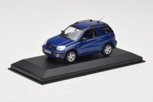 Toyota RAV4 Donkerblauw Grijs Interieur Minichamps 1:43 433166004 Metaal — afbeelding 2 van 4
