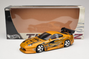 Toyota Supra A80 Goud Tunerz Edition Hot Wheels 1:18 B6091 Metaal — afbeelding 7 van 7