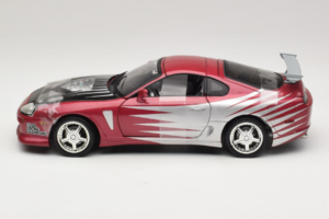 Toyota Supra A80 Fast & Furious Paars Zilver ERTL 1:18 33708 Metaal — afbeelding 3 van 6