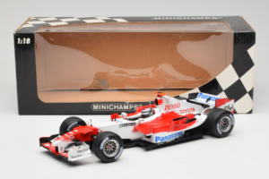 Toyota TF105 #16 J. Trulli Panasonic Toyota Racing 2005 Minichamps 1:18 100050016 Metaal — afbeelding 7 van 7