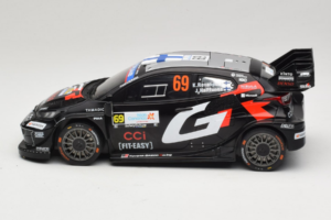 Toyota GR Yaris Rally1 #69 K. Rovanpera / J. Halttunen Rally Islas Canarias 2025 IXO 1:18 18RMC249A Metaal — afbeelding 3 van 6