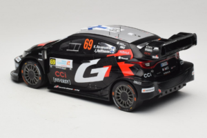 Toyota GR Yaris Rally1 #69 K. Rovanpera / J. Halttunen Rally Islas Canarias 2025 IXO 1:18 18RMC249A Metaal — afbeelding 5 van 6
