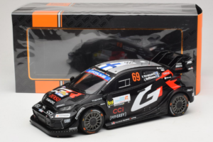 Toyota GR Yaris Rally1 #69 K. Rovanpera / J. Halttunen Rally Islas Canarias 2025 IXO 1:18 18RMC249A Metaal — afbeelding 6 van 6