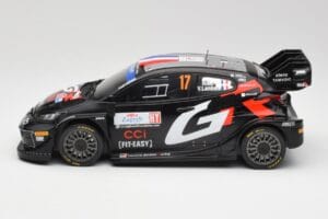 Toyota Yaris Rally1 WRC #17 S. Ogier / V. Landais Rally Croatia 2024 IXO 1:18 18RMC202 Metaal — afbeelding 3 van 6