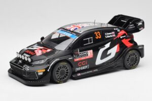 Toyota Yaris Rally1 WRC #33 E. Evans / S. Martin Rally Monte Carlo Night Version 2024 IXO 1:18 18RMC197 Metaal