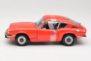 Triumph GT6 Mk3 Rood Sun Star 1:18 1056 Metaal — afbeelding 3 van 6