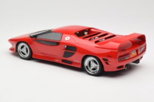 Vector M12 Rood BoS Models 1:18 BOS377 Hars — afbeelding 5 van 6