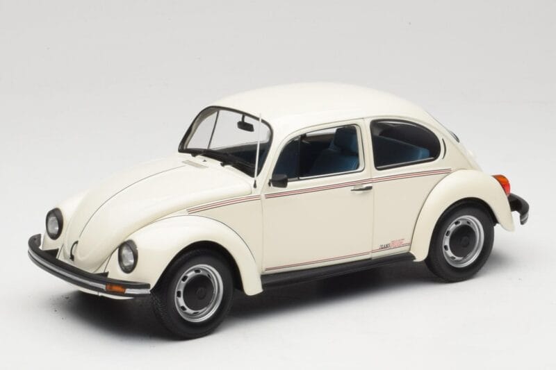 Volkswagen 1200 Jeans Bug Wit Minichamps 1:18 150057101 Metaal