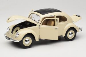 Volkswagen Beetle Type 1 Classic Wit Welly 1:18 18040W Metaal — afbeelding 2 van 8