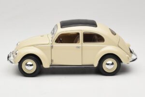 Volkswagen Beetle Type 1 Classic Wit Welly 1:18 18040W Metaal — afbeelding 4 van 8
