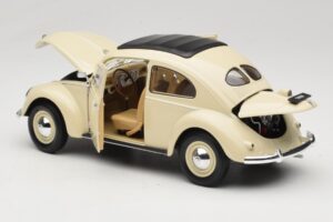 Volkswagen Beetle Type 1 Classic Wit Welly 1:18 18040W Metaal — afbeelding 5 van 8