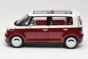 Volkswagen Bulli Minibus Concept Rood & Wit Norev 1:18 7E9099203BL9 Metaal — afbeelding 4 van 8