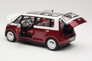 Volkswagen Bulli Minibus Concept Rood & Wit Norev 1:18 7E9099203BL9 Metaal — afbeelding 5 van 8