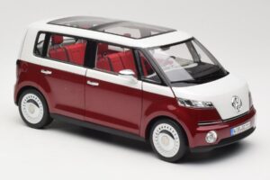 Volkswagen Bulli Minibus Concept Rood & Wit Norev 1:18 7E9099203BL9 Metaal — afbeelding 6 van 8