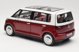 Volkswagen Bulli Minibus Concept Rood & Wit Norev 1:18 7E9099203BL9 Metaal — afbeelding 7 van 8