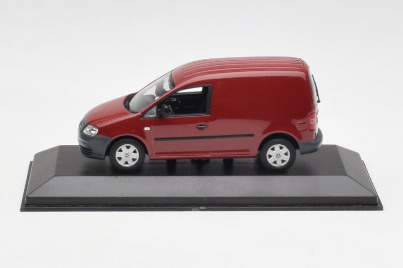 Volkswagen Caddy 2K Donkerrood Minichamps 1:43 CADDY004 Metaal