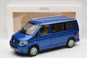 Volkswagen California T4 Ravenna Blue Metallic Norev 1:18 188607 Metaal — afbeelding 8 van 8