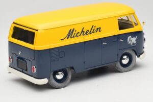 Volkswagen T1 Combi Michelin Zwart & Geel Solido 1:18 9406 Metaal — afbeelding 3 van 8