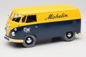 Volkswagen T1 Combi Michelin Zwart & Geel Solido 1:18 9406 Metaal