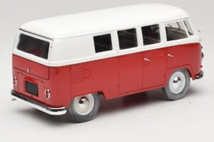 Volkswagen Combi T1 Rood & Wit Solido 1:18 8031 Metaal — afbeelding 3 van 8