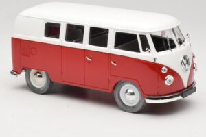 Volkswagen Combi T1 Rood & Wit Solido 1:18 8031 Metaal — afbeelding 6 van 8