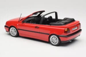 Volkswagen Golf Cabriolet Mk3 Rood Norev 1:18 188433 Metaal — afbeelding 5 van 6