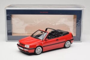 Volkswagen Golf Cabriolet Mk3 Rood Norev 1:18 188433 Metaal — afbeelding 6 van 6