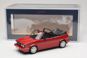 Volkswagen Golf Mk1 Cabriolet Rood Norev 1:18 188626 Metaal — afbeelding 6 van 6