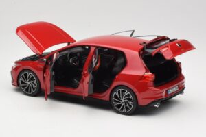 Volkswagen Golf GTI Mk8 Tornado Red Norev 1:18 188595 Metaal — afbeelding 5 van 8