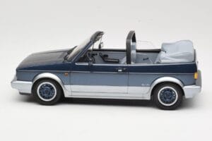 Volkswagen Golf Mk1 Cabriolet Bel Air Blue Metallic Norev 1:18 188404 Metaal — afbeelding 3 van 6