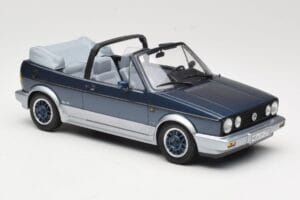 Volkswagen Golf Mk1 Cabriolet Bel Air Blue Metallic Norev 1:18 188404 Metaal — afbeelding 4 van 6