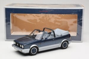 Volkswagen Golf Mk1 Cabriolet Bel Air Blue Metallic Norev 1:18 188404 Metaal — afbeelding 6 van 6