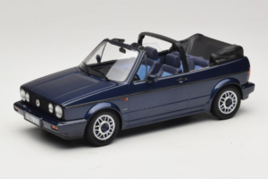 Volkswagen Golf Mk1 Cabriolet Quartett Inca Blue Norev 1:18 188628 Metaal